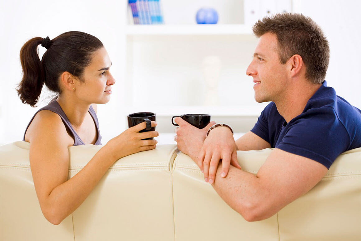 Couples sitting on the couch