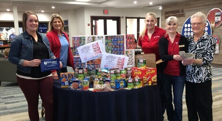 First United employee giving back to the community