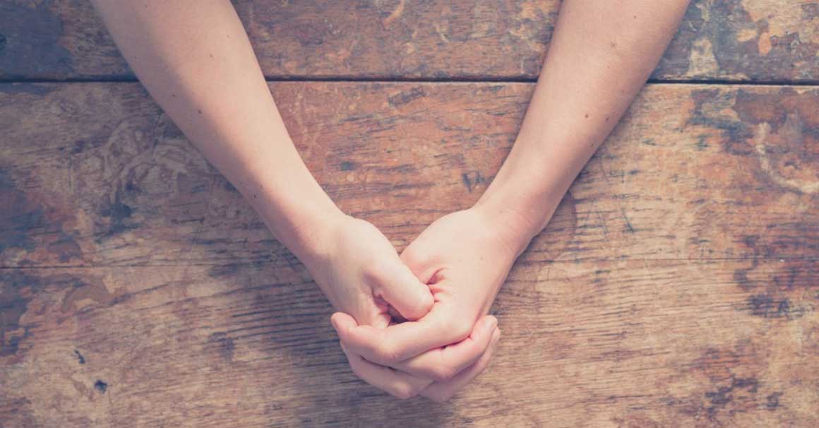 Hands praying