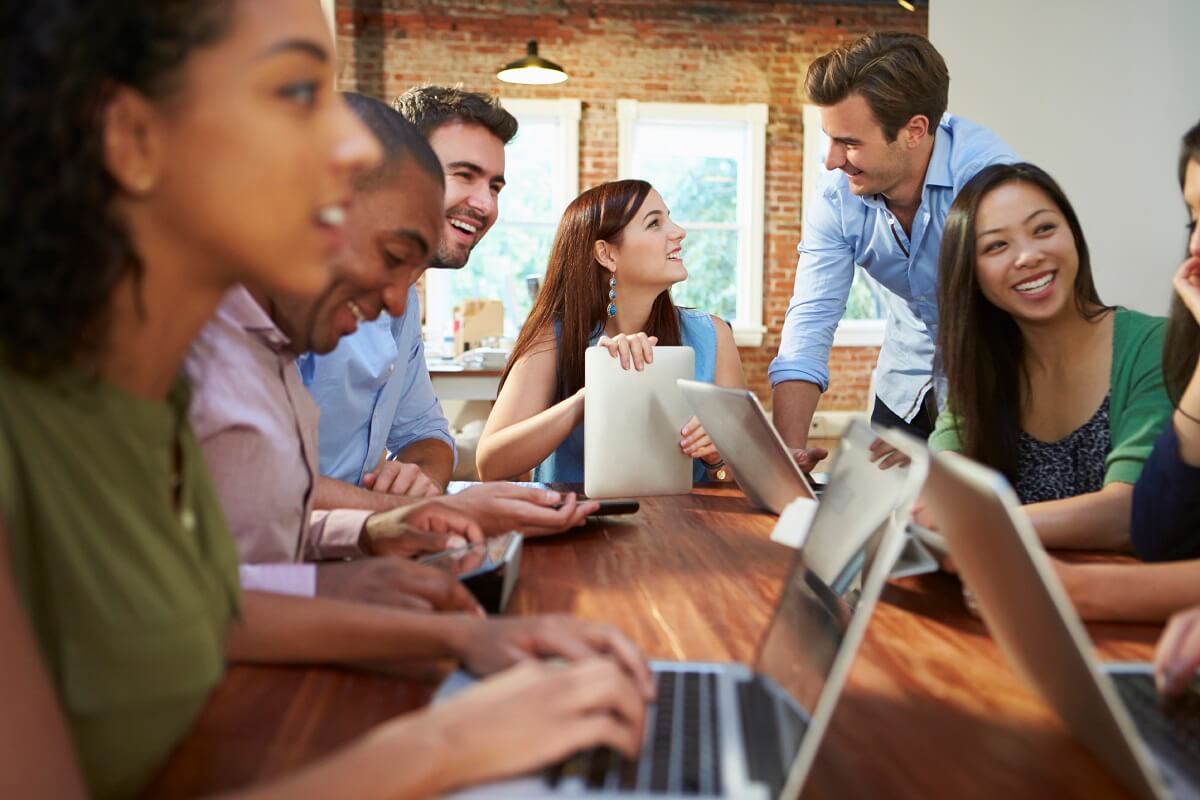 People working together